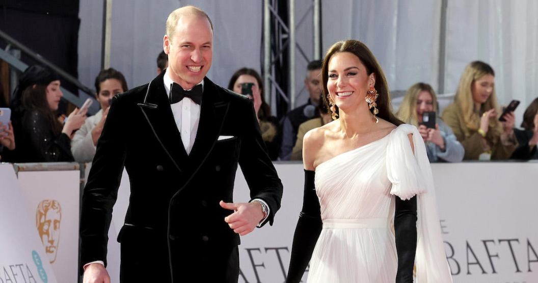 The Prince And Princess Of Wales Attend The EE BAFTA Film Awards 2023