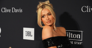 Paris Hilton Makes First Appearance Since Welcoming Baby for Grammys Red Carpet