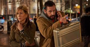 Jennifer Aniston Says Adam Sandler Accidentally Ripped Her Skirt Filming ‘Murder Mystery 2’