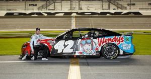 NASCAR Driver Noah Gragson Talks Partnership With Wendy’s for 2023 Daytona 500 (Exclusive)