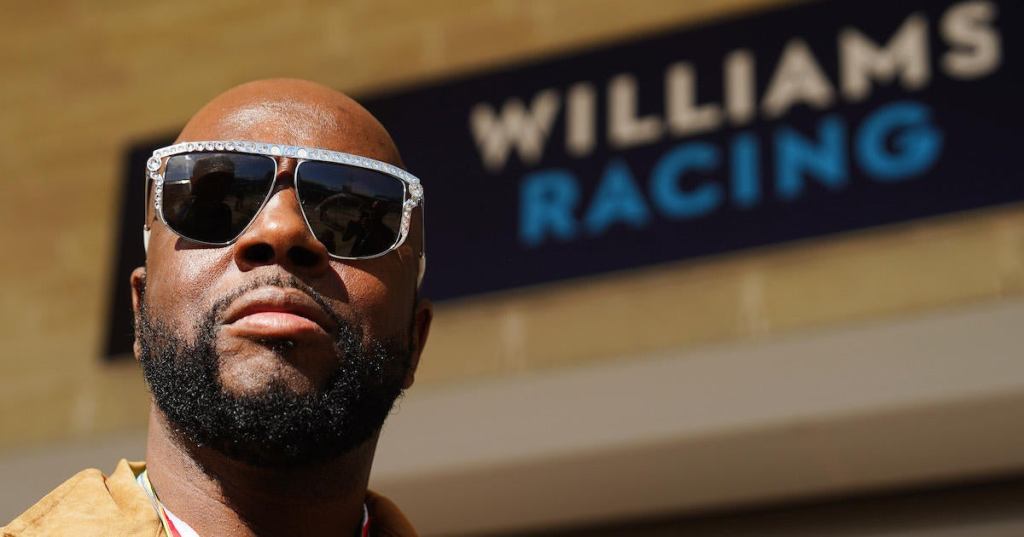 Celebrities Visit Williams Racing At Formula 1 United States Grand Prix