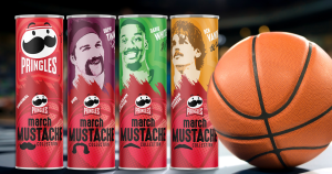 Pringles Drops Limited Edition ‘Superstar Staches’ Collection Celebrating March Madness