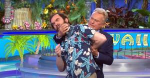 ‘Wheel of Fortune’ Host Pat Sajak Tackles Contestant in Strange Moment