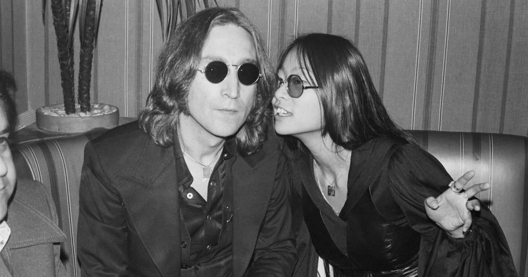 May Pang and John Lennon