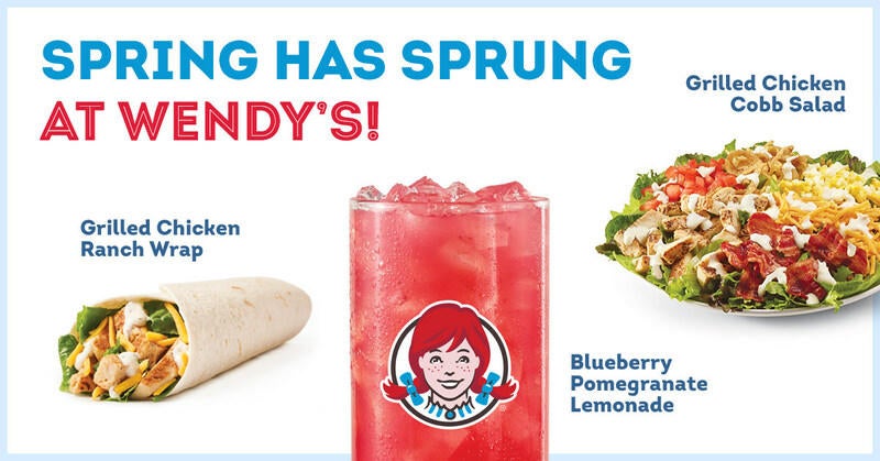 Wendys Spring Menu