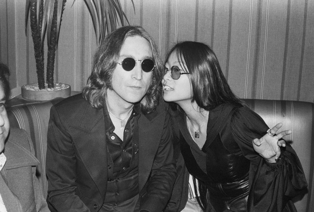 May Pang and John Lennon