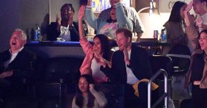 Meghan Markle and Prince Harry Spotted on Kiss Cam at Lakers Game