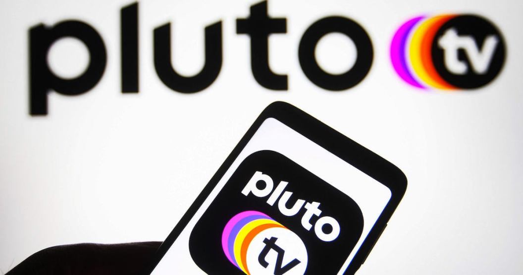 In this photo illustration, the logo of a television channel