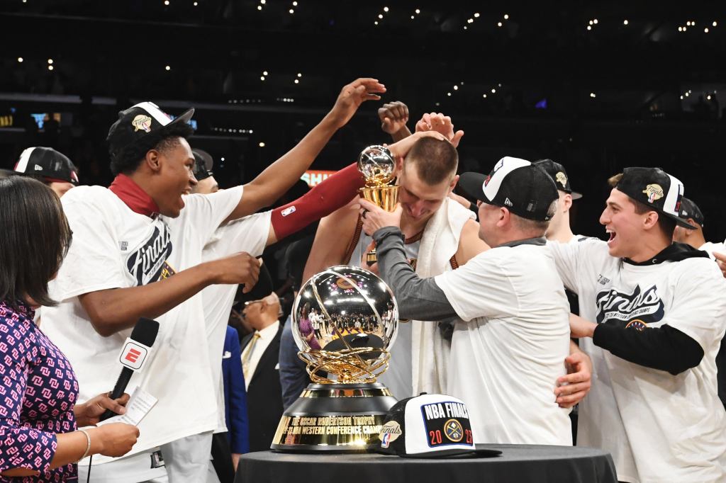 2023 NBA Playoffs โ Denver Nuggets v Los Angeles Lakers