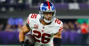 Saquon Barkley Teases Sitting out 2023 Season: ‘I Could Say F— You to the Giants’