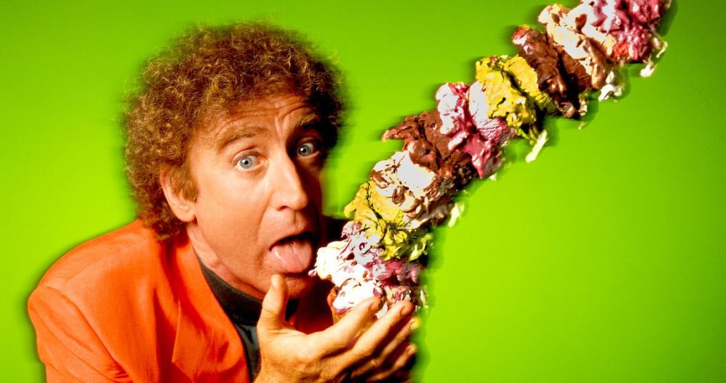 Portrait of Gene Wilder and Ice Cream