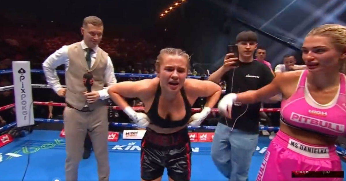 Boxer Daniella Hemsley Flashes After Defeating Aleksandra Danielka - PopCulture.com