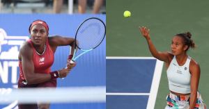 Tennis Stars Coco Gauff and Leylah Fernandez Put on Show in Atlanta