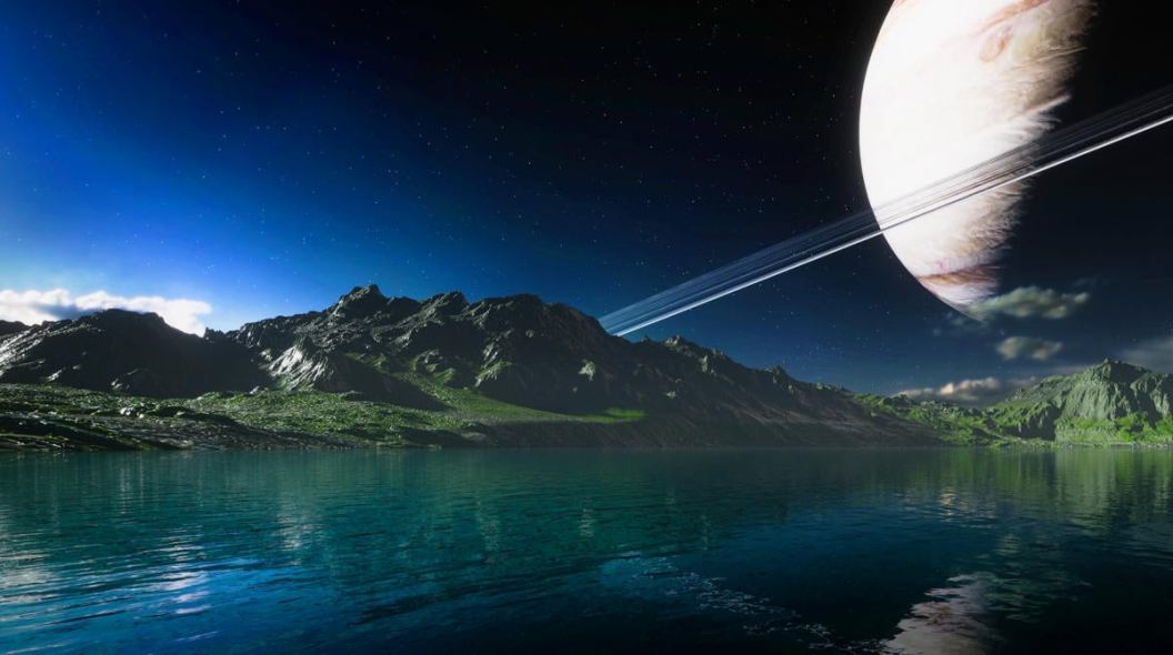 Majestic Alien Planet Landscape