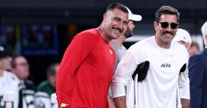 Aaron Rodgers Trolls Travis Kelce for Vaccine Commercial