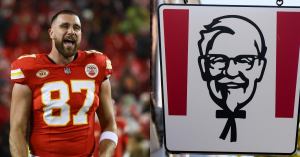 Travis Kelce Celebrated Thanksgiving by Eating KFC