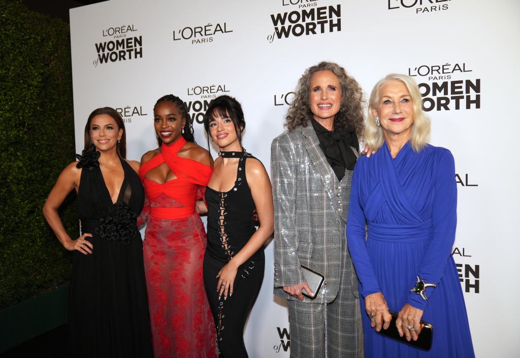 Eva Longoria, Aja Naomi King, Camila Cabello, Andie Macdowell, Helen Mirren