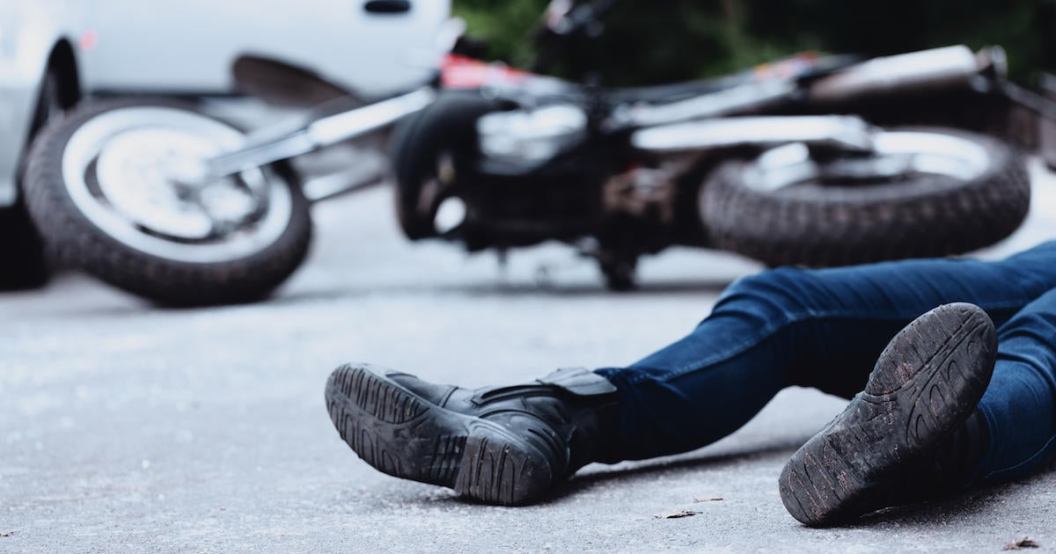 Victim of motorbike accident