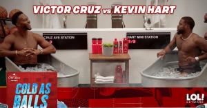 ‘Cold as Balls’: Victor Cruz Talks Super Bowl Halftime Access to Kevin Hart (Exclusive Clip)