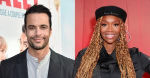 Matt Cedeño Shares Festive Photo With Brandy Norwood From ‘Best. Christmas. Ever.’ Set