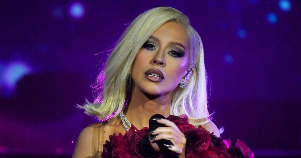 Christina Aguilera Opening Night Show At Voltaire At The Venetian Resort Las Vegas