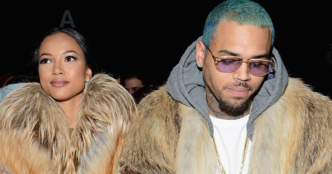 Chris Brown and Karrueche Tran - Michael Costello - Front Row - Mercedes-Benz Fashion Week Fall 2015