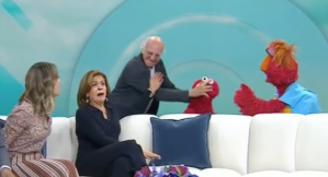 Larry David Attacks Elmo on Live TV During ‘Today’