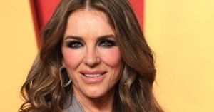 Elizabeth Hurley and Her 21-Year-Old Son Are Practically Twins at Oscars Party