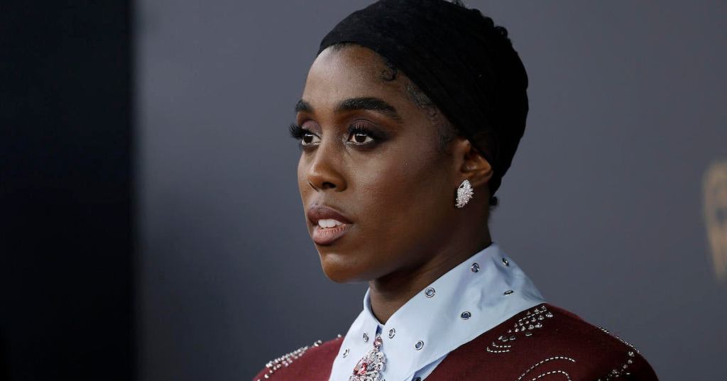 Lashana Lynch attends the EE BAFTA Film Awards 2024 at The Royal Festival Hall