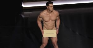 What John Cena Was Wearing Behind the Envelope While ‘Nude’ at the Oscars