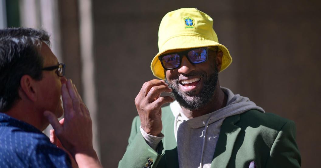 Rickey Smiley attends Hot 107.9 Birthday Bash 2024 Artist Lineup Press Conference