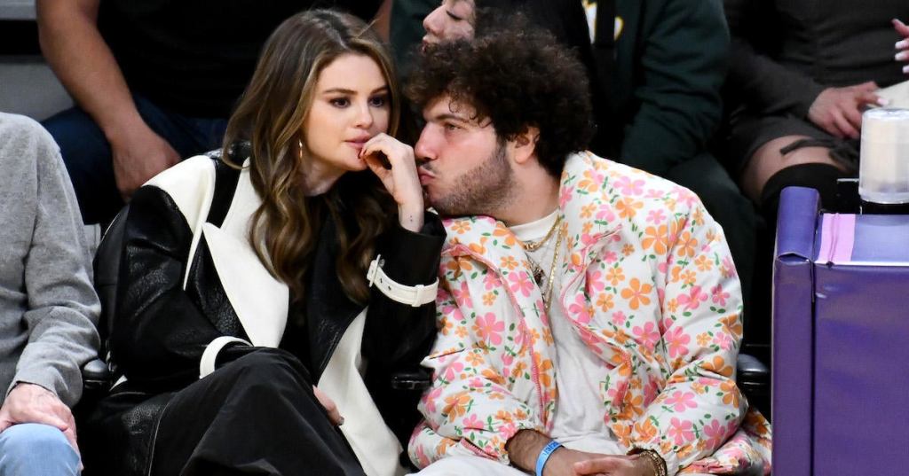 Celebrities At The Los Angeles Lakers Game