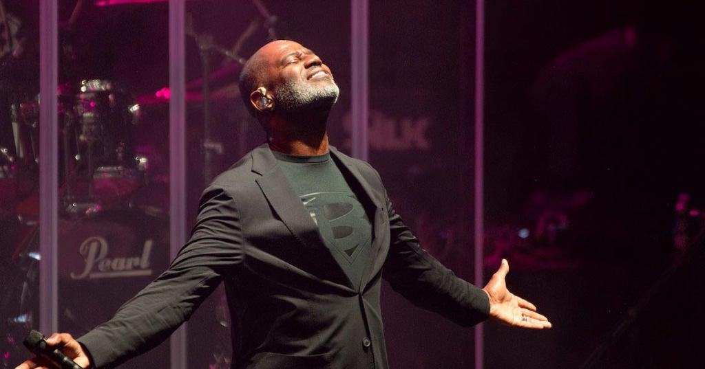 Brian McKnight at the Boyz II Men Performance In London