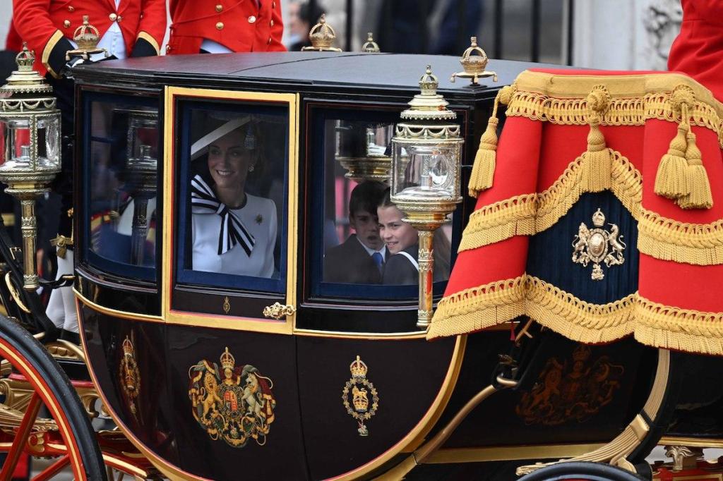 Princess of Wales Kate Middleton appears in public for the first time in months