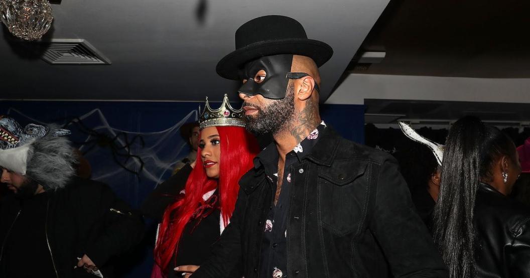 Cyn Santana and Joe Budden attend LaLa Anthony & Lenny S Halloween Party