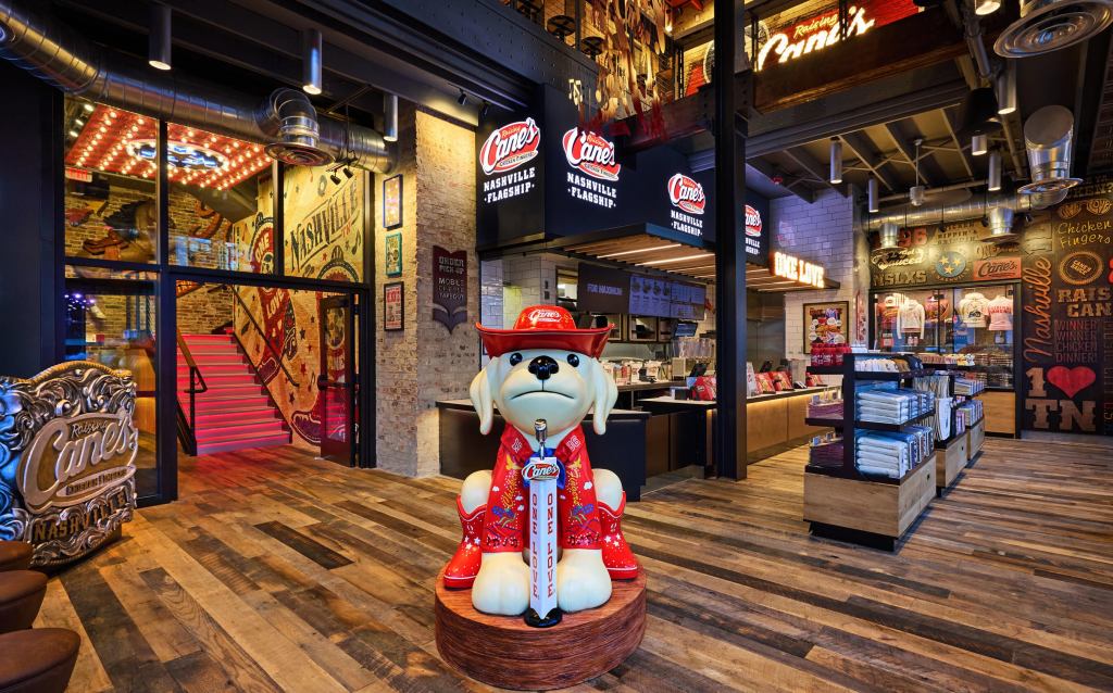 raising-canes-nashville-interior-statue