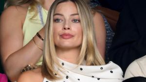 Margot Robbie Displays Baby Bump During Wimbledon Appearance