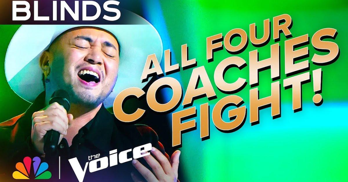 'The Voice' Contestant Earns FourChair Turn Within Seconds Watch