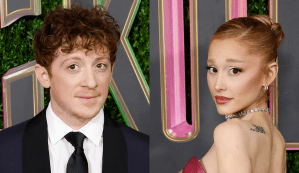 Ariana Grande, Ethan Slater Share Rare PDA on ‘Wicked’ Red Carpet