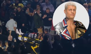 WWE Champion Cody Rhodes Stretchered out After ‘Saturday Night’s Main Event’ on NBC