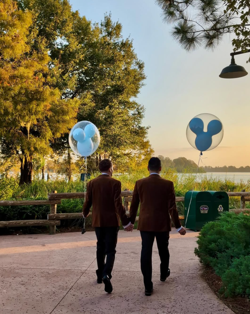 Matt C's wedding at Disney's Fort Wilderness Lodge, via Instagram