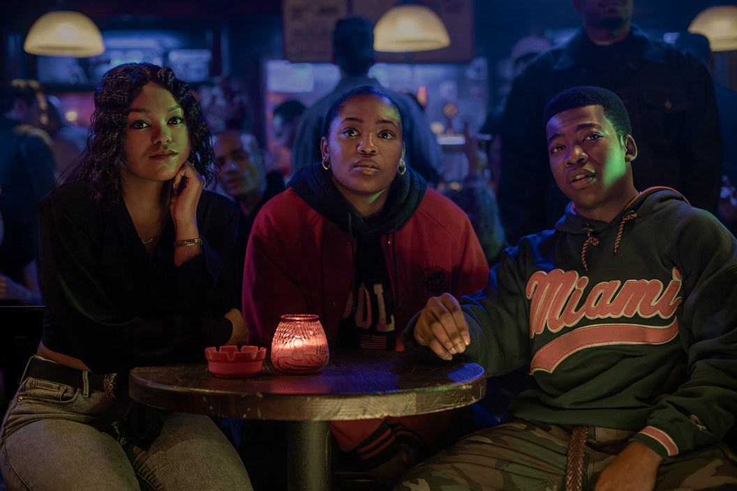 Aliyah Turner, Hailey Kilgore, Mekai Curtis in 'Raising Kanan' Season 4