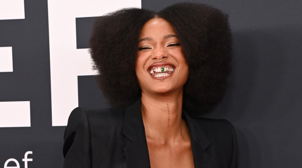 Willow Smith smiles at the 2025 Grammy Awards