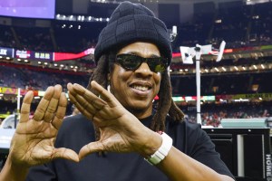 Jay-Z Seen At Super Bowl Amidst Pending Sexual Assault Lawsuit