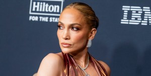 Jennifer Lopez Rocks Transparent Skirt at 2025 Grammys