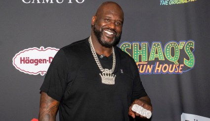 Shaq Commits to His ‘Feud’ With Larry David by Taking Jab During NBA Finals