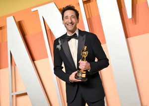 Oscars Viewers Catch ‘Gross’ Adrien Brody Throwing His Gum to Girlfriend Before His Acceptance Speech