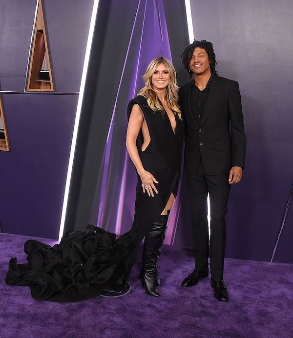 Heidi Klum Joined by Son Henry at American Music Awards — See the ...