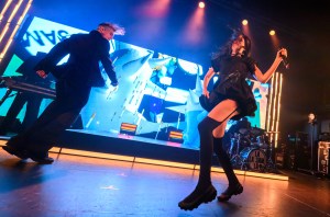 Pop/Dance Music Star Injured, Performs Concert in Wheelchair and on Crutches