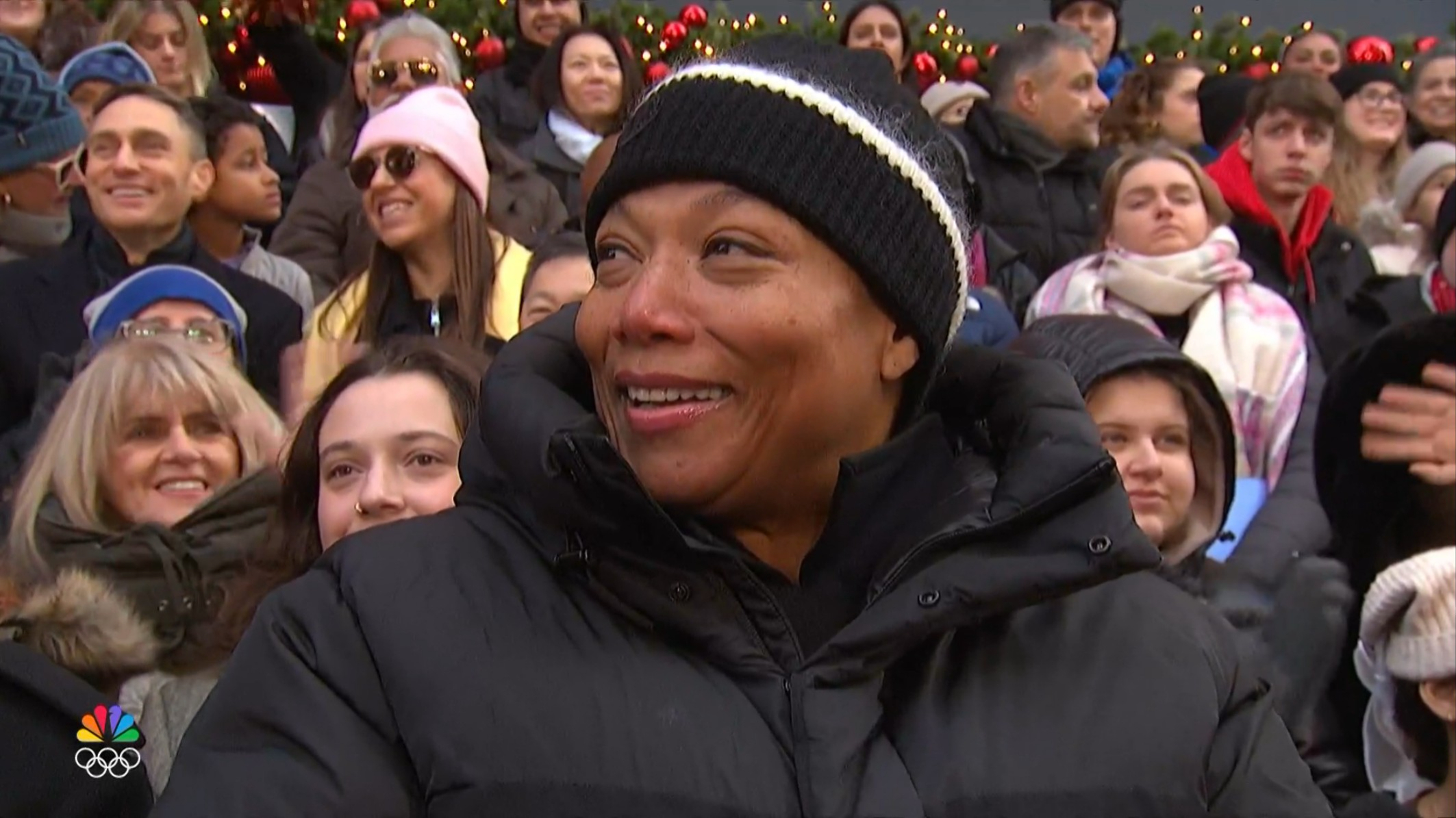 Queen Latifah Gets Emotional Watching Macy's Thanksgiving Day Parade
